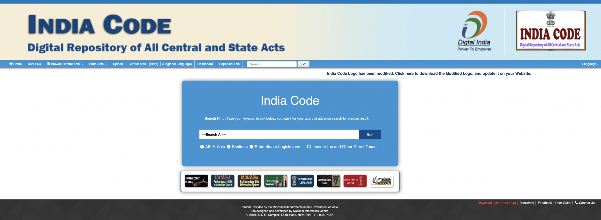 call code of india