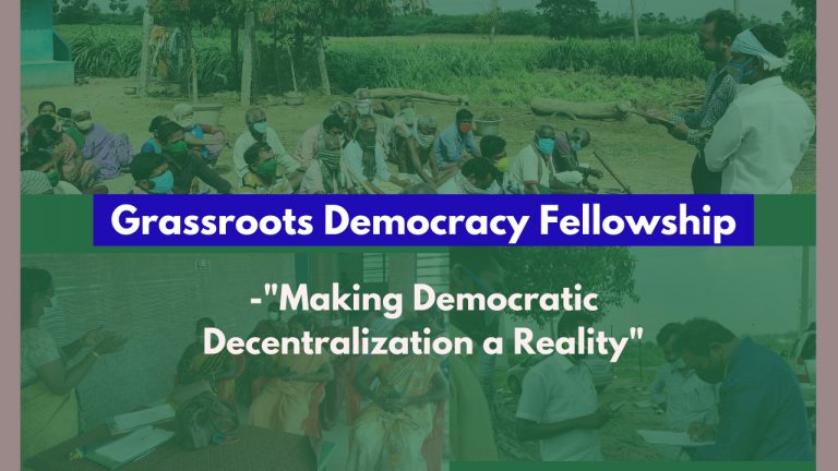 Grassroots Democracy Fellowship - DevInfo.in