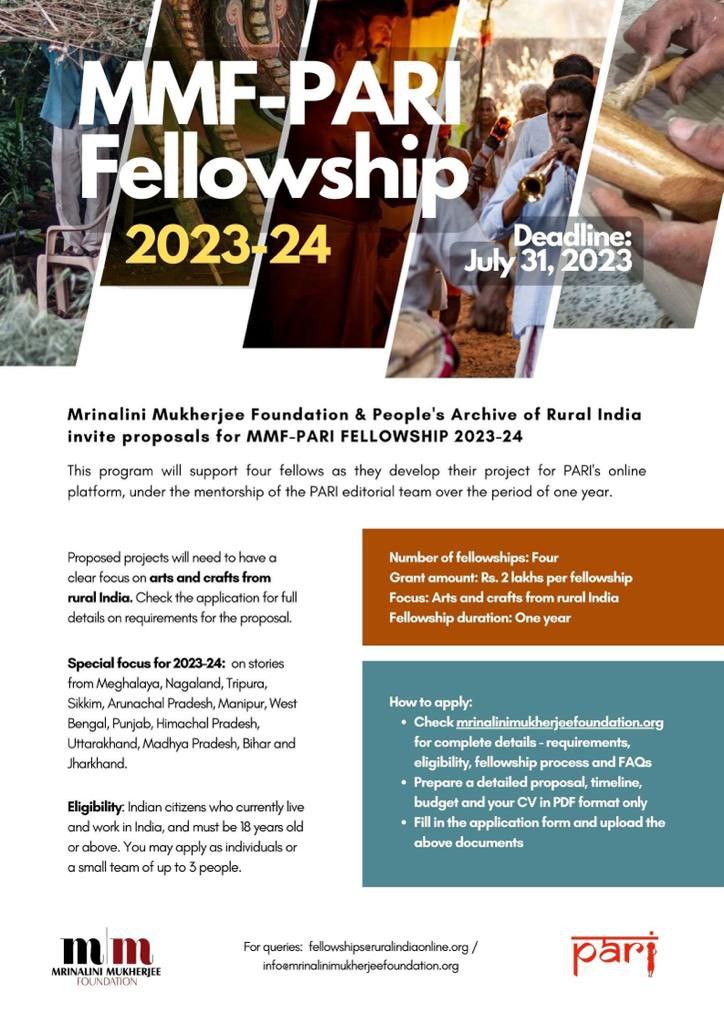 MMFPARI Fellowship 20232024 DevInfo.in
